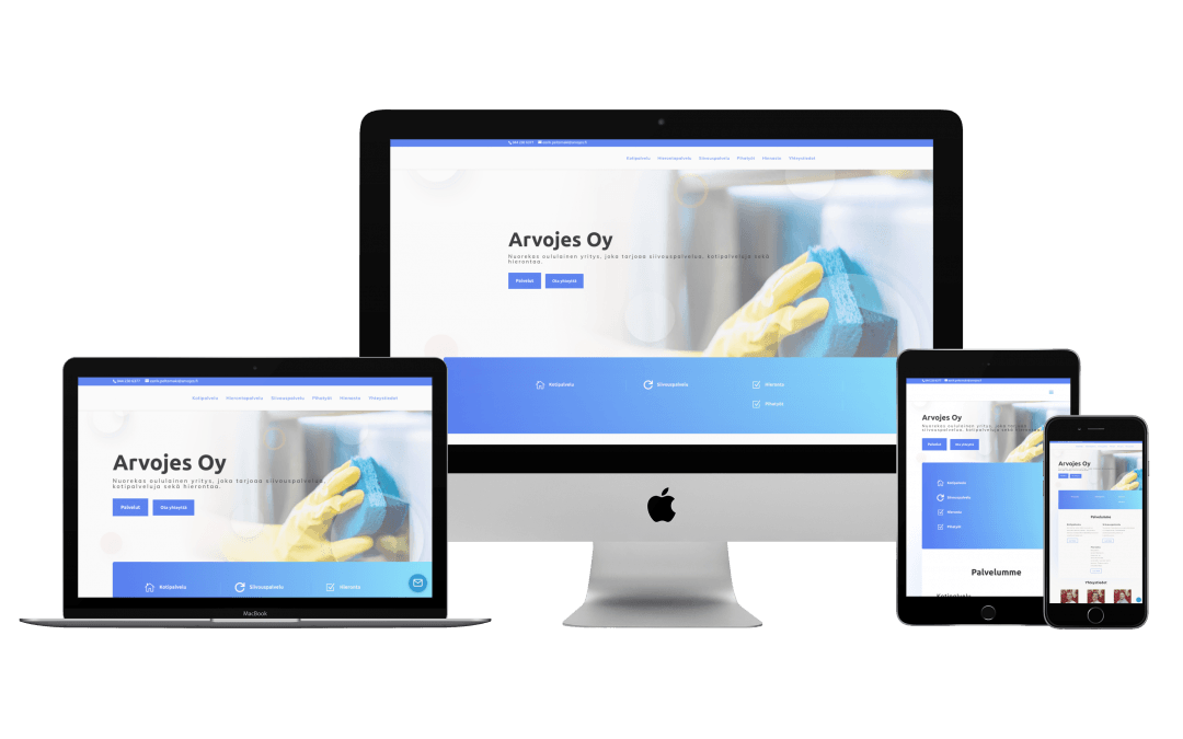 WordPress kotisivut yritykselle Arvojes Oy