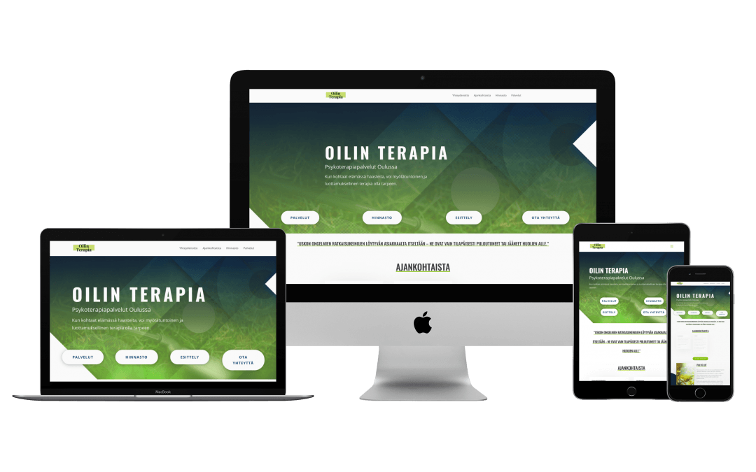 WordPress kotisivut yritykselle Oilin Terapia