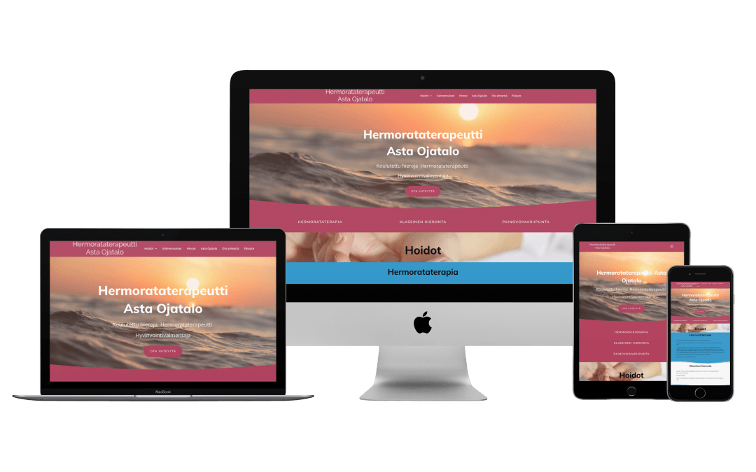 WordPress Kotisivut Yritykselle Hermorataterapeutti Asta Ojatalo