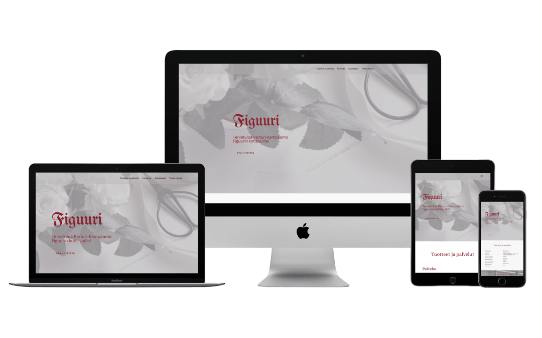 WordPress Kotisivut Yritykselle Kampaamo Figuuri