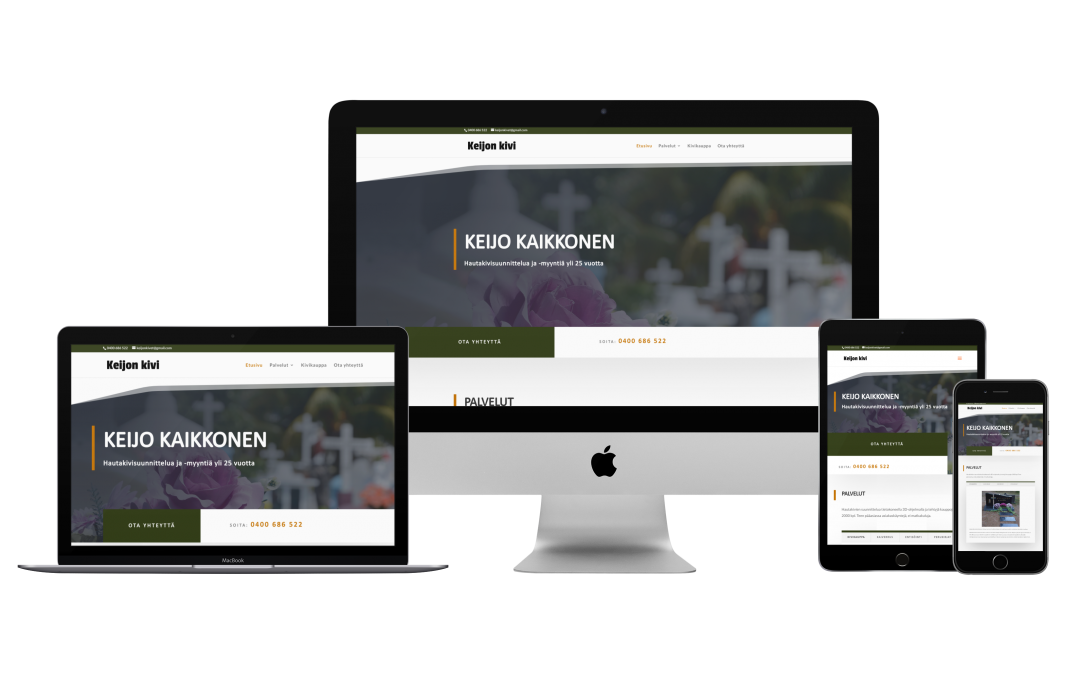 WordPress Kotisivut Yritykselle Keijon Kivi
