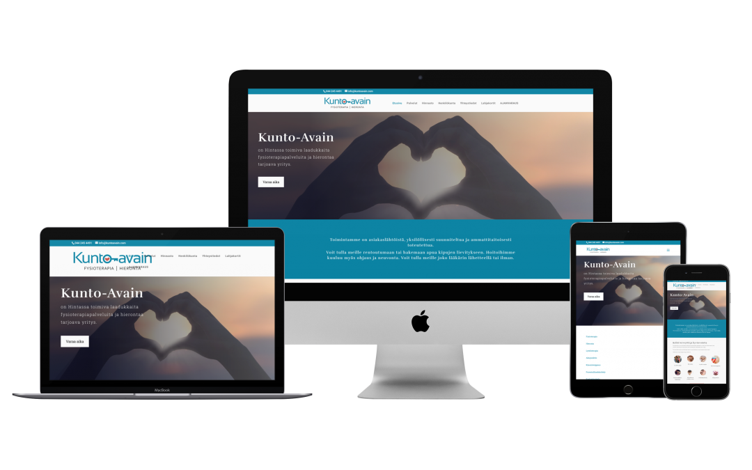 WordPress Kotisivut Yritykselle Kunto-Avain