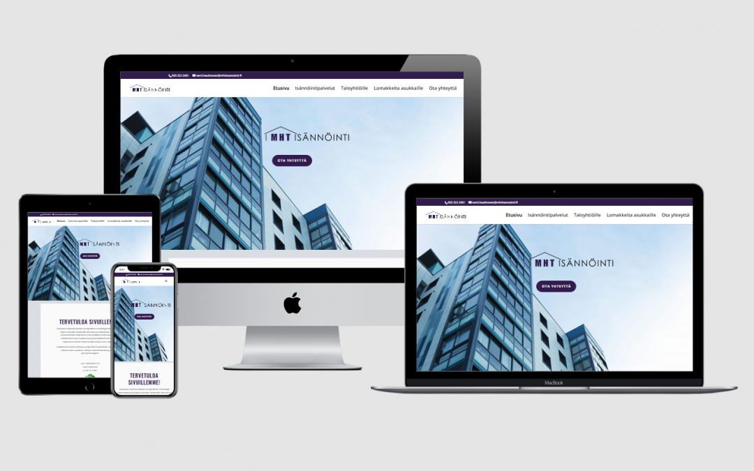 WordPress kotisivut yritykselle MHT Isännöinti Oy