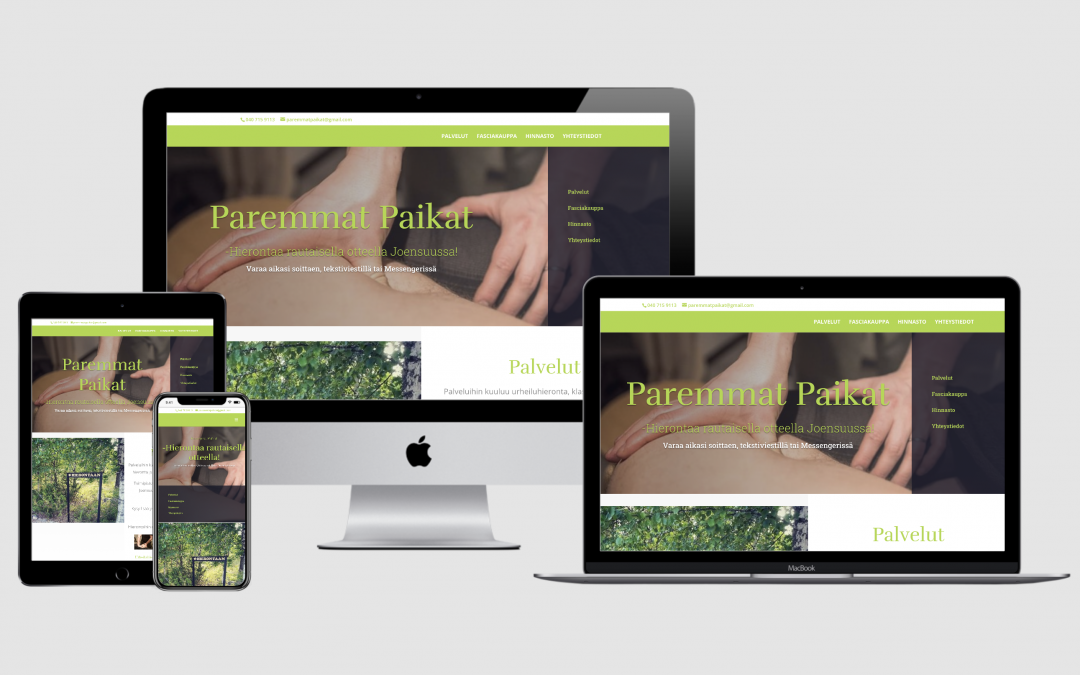 WordPress kotisivut yritykselle Paremmat Paikat