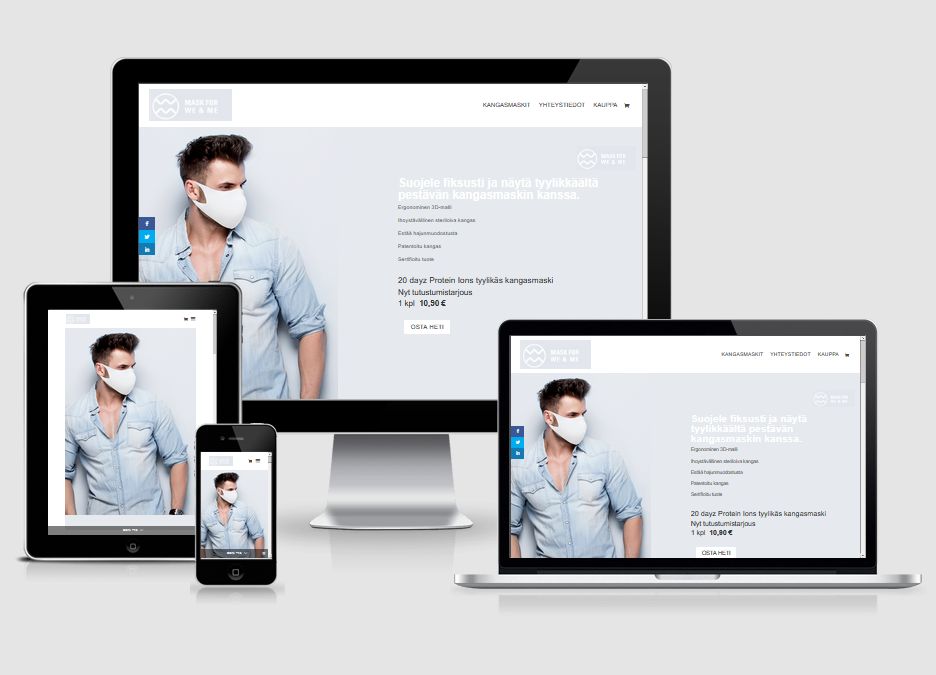 WordPress kotisivut yritykselle A. Y. MIRAI OY
