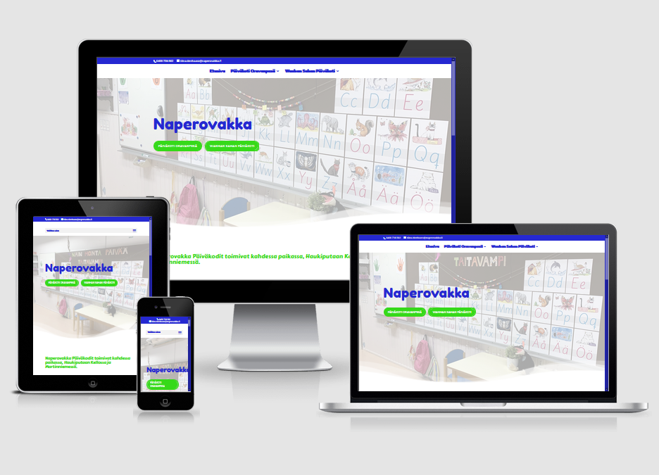 WordPress kotisivut yritykselle Naperovakka