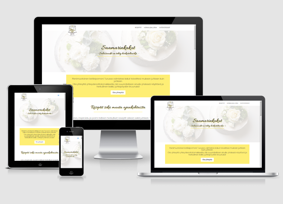 WordPress kotisivut yritykselle Saamarinkakut