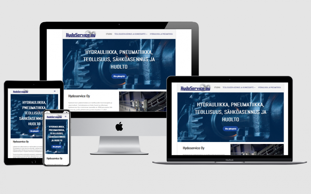 WordPress kotisivut yritykselle Hydoservice Oy