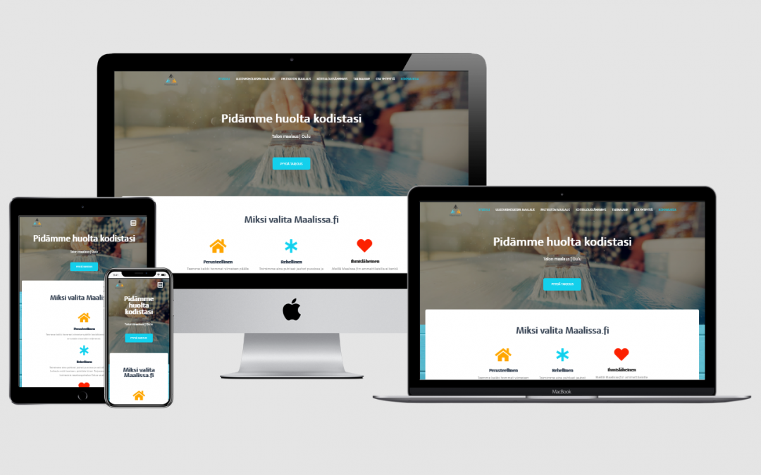 WordPress kotisivut yritykselle Maalissa.fi