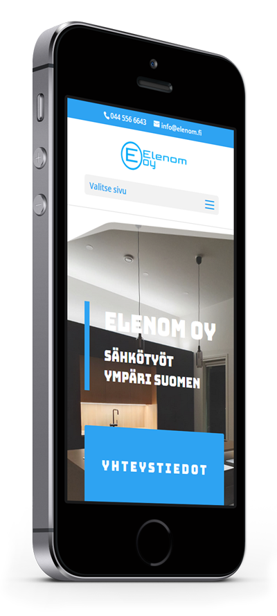 Mobiilioptimointi, kotisivut yritykselle Elenom Oy toteuttaa Kotisivusi.fi.
