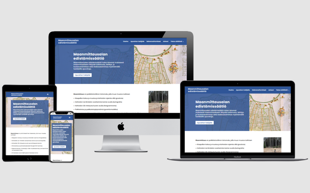 WordPress kotisivut yritykselle Maanmittausalan edistämissäätiö