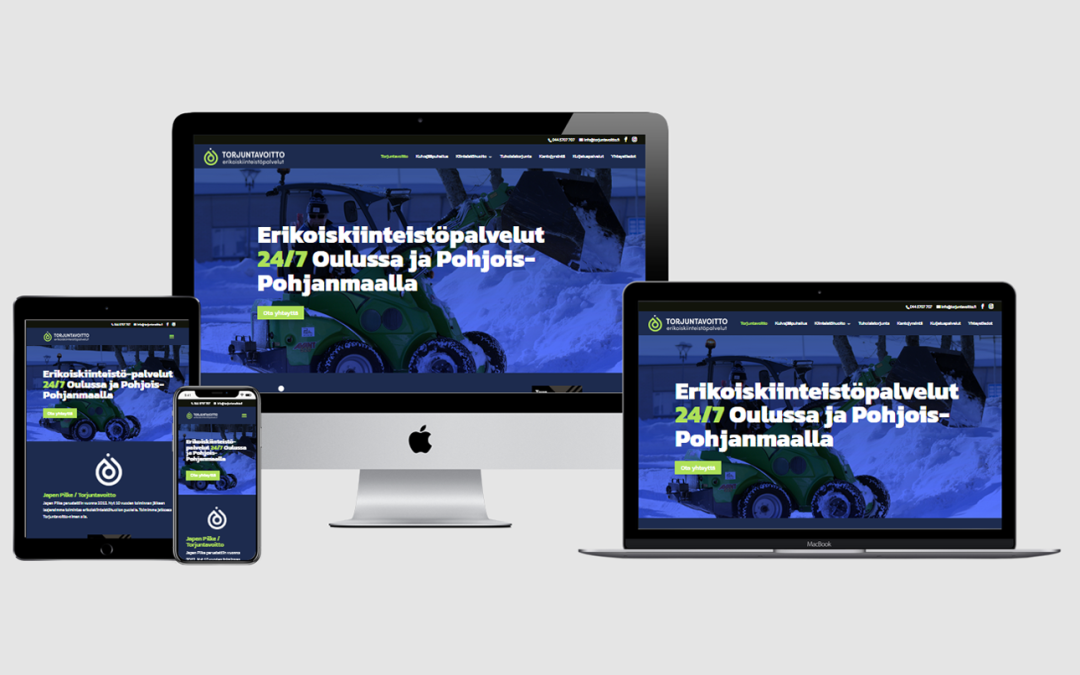 WordPress kotisivut yritykselle Torjuntavoitto