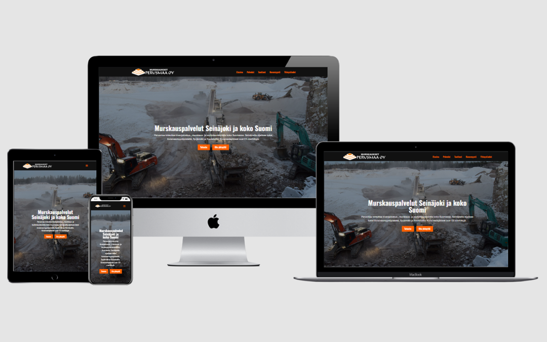 WordPress kotisivut yritykselle Perusmaa Oy